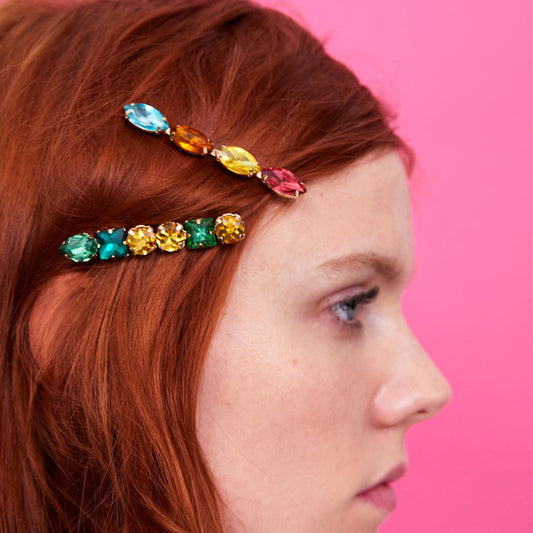 Acrylic hair clip set