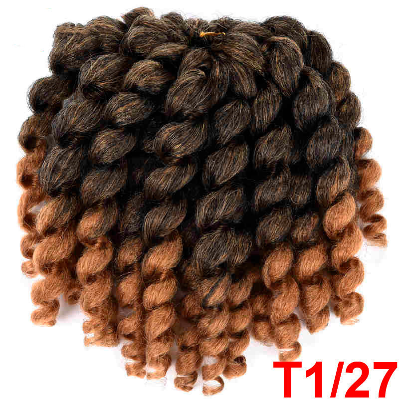 Women's curly hair braids