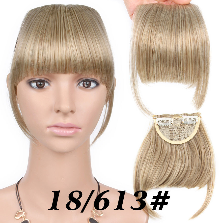 Chemical Fiber Wig Female Seamless Air Bangs