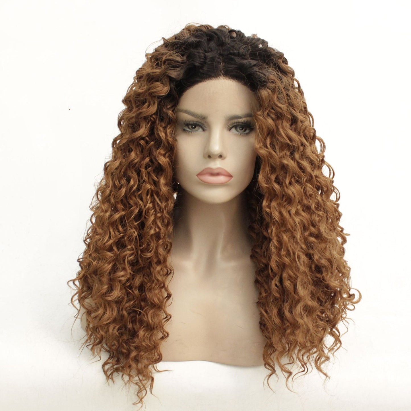 Chemical fiber front lace wig cover