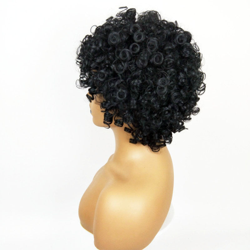 Women's curly hair hood