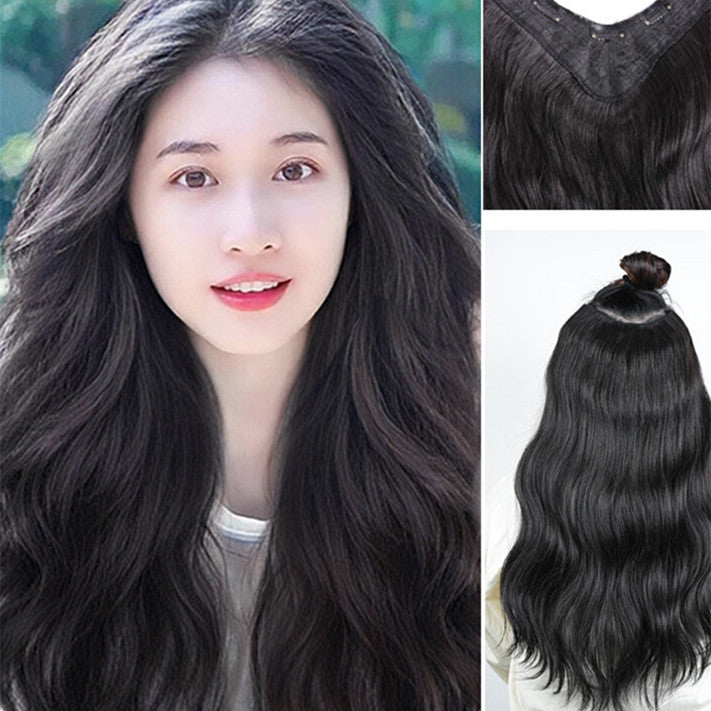 Women's Curly Long Wig Piece Is Fluffy And Invisible