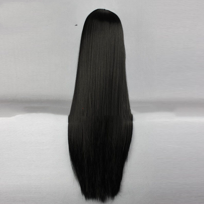 80cm long straight hair