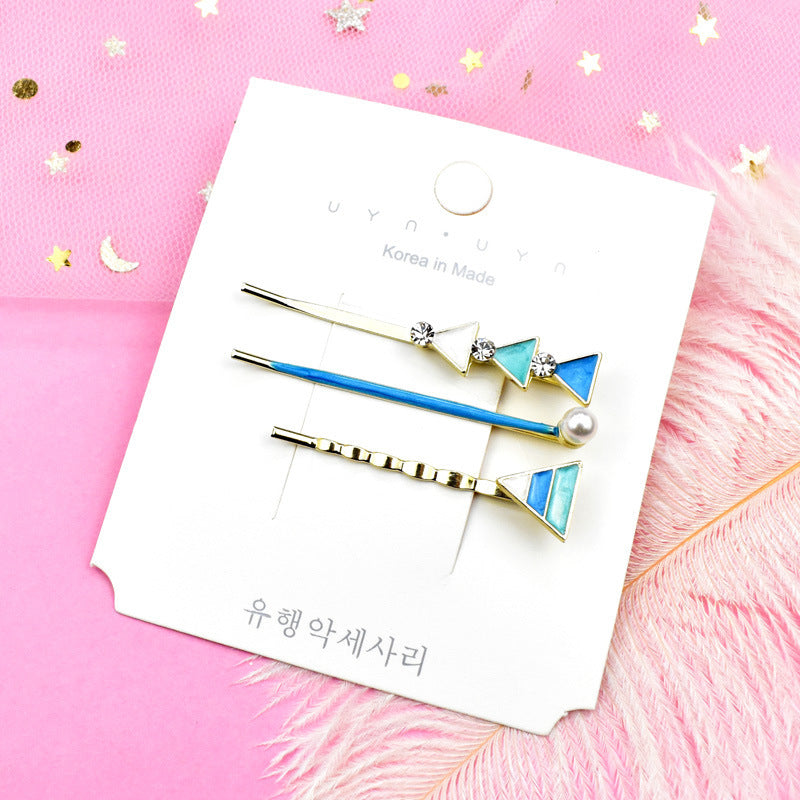 Closing hair clip set